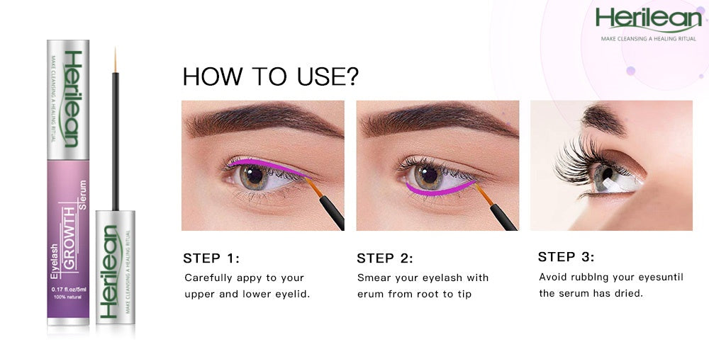 HERILEAN-Eyelash Growth Serum (Purple)