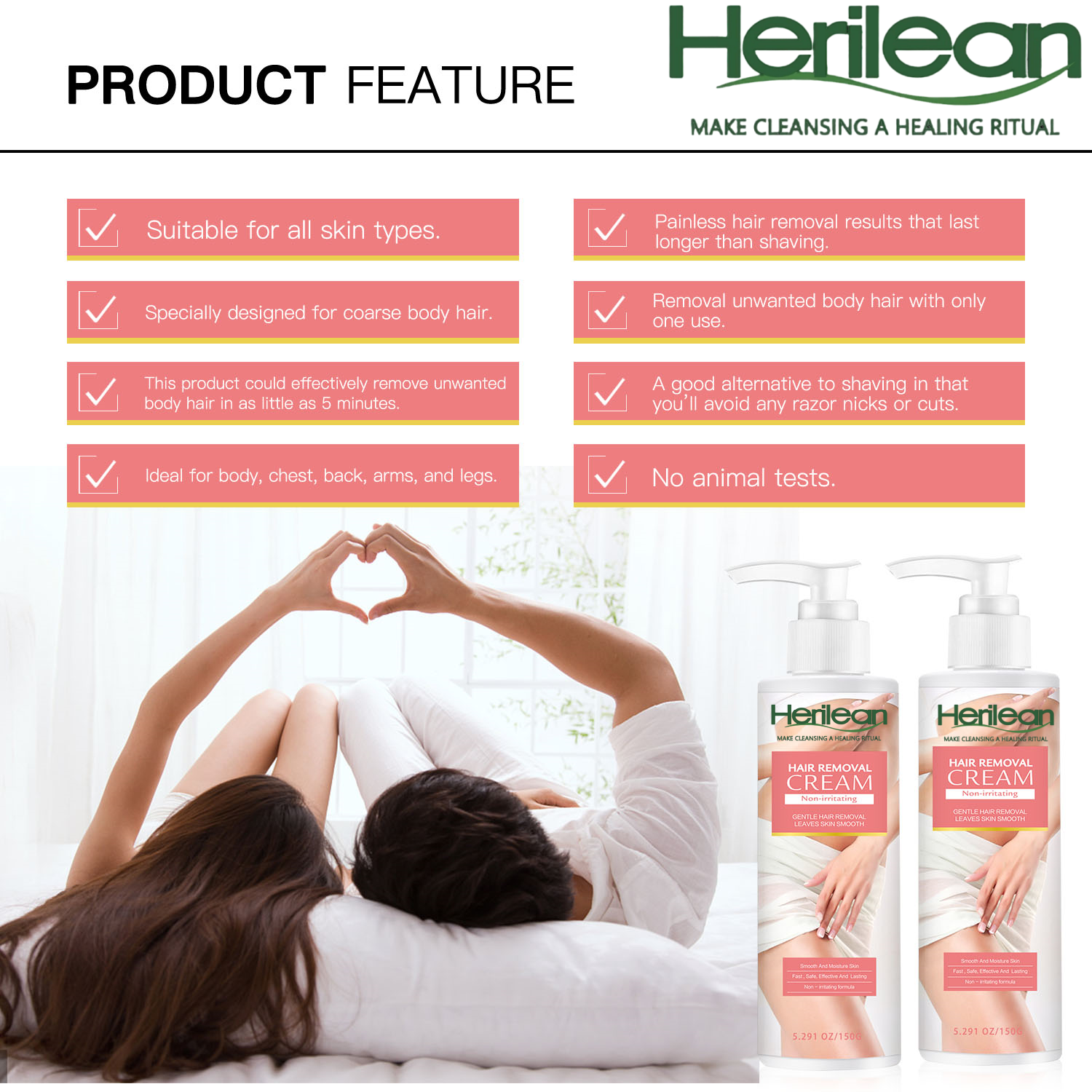 HERILEAN-Hair Removal Cream