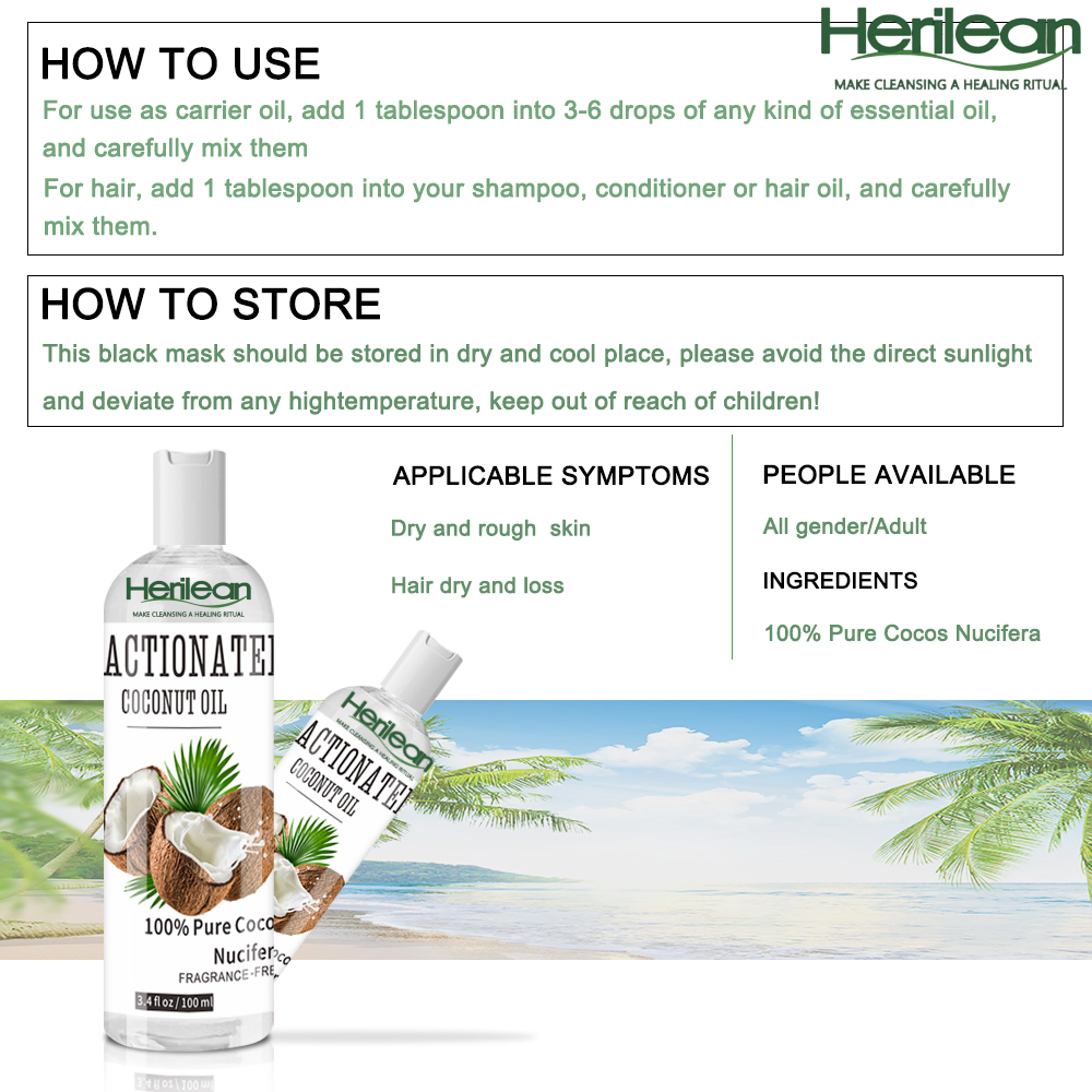 HERILEAN-Fractionated Coconut Oil