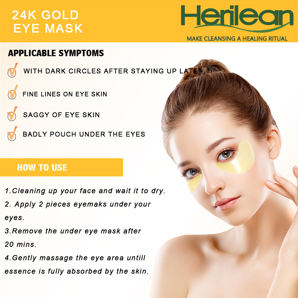 Herilean-24k Gold Eye Care Mask
