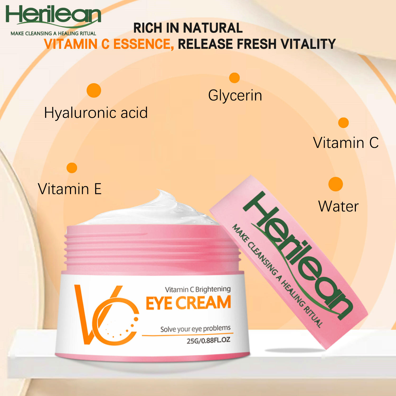 HERILEAN-Vitamin C Brightening Eye Cream