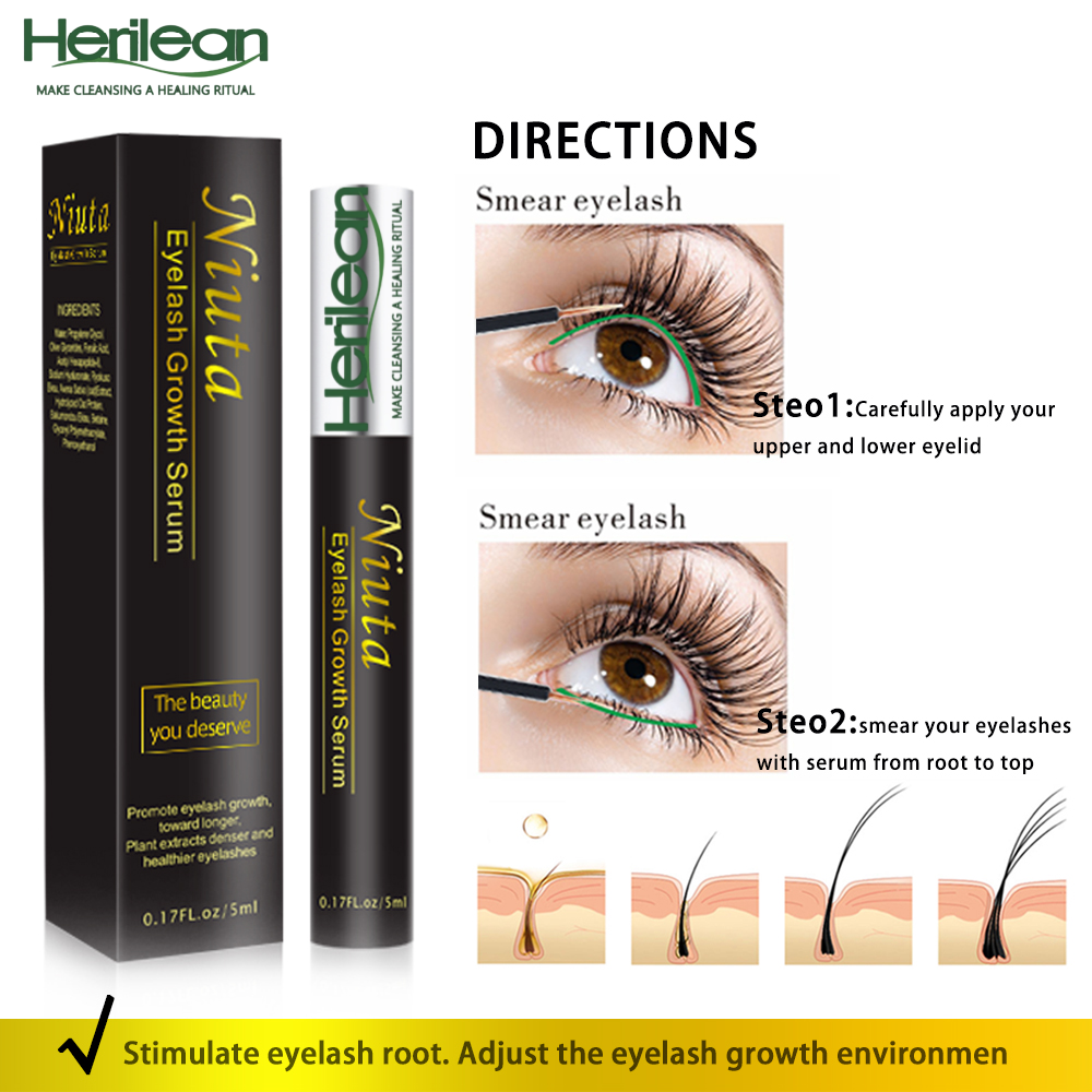 HERILEAN-Eyelash Growth Serum (Black)