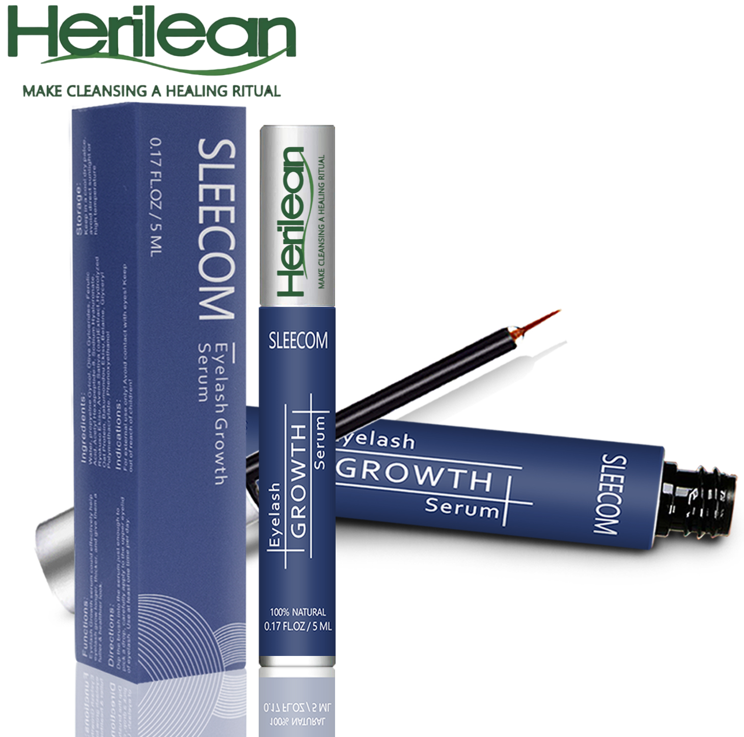 HERILEAN-Eyelash Growth Serum (Blue)