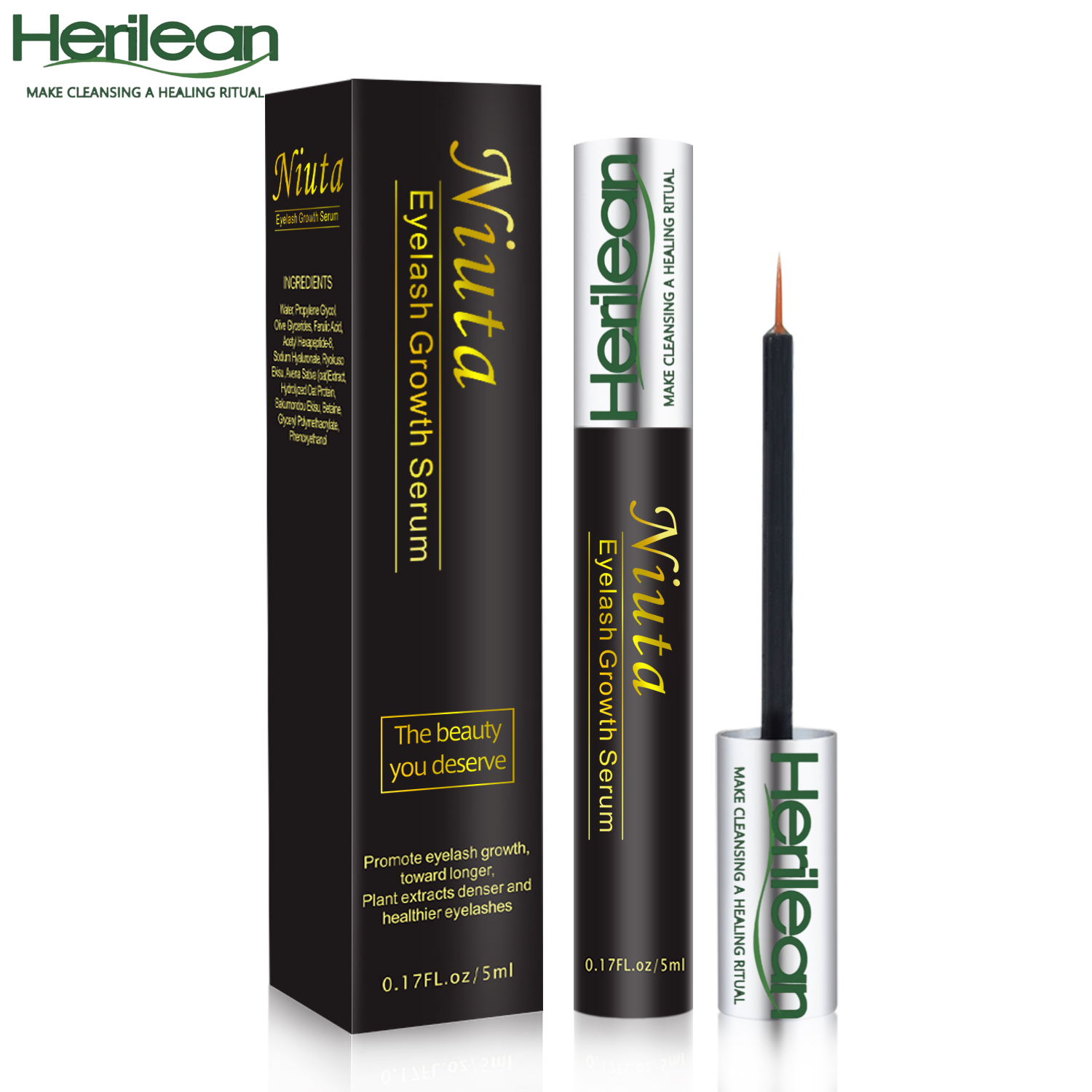 HERILEAN-Eyelash Growth Serum (Black)